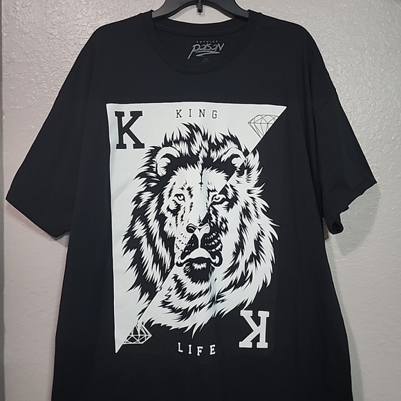 Popular Poison King Life short sleeve t-shirt 3XL BLACK - Picture 3 of 5